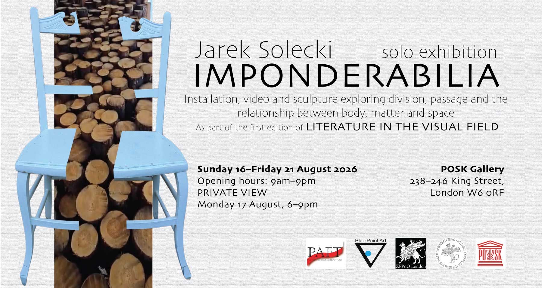 A solo exhibition by Jarosław Solecki